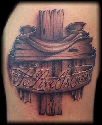 Looking for unique  Tattoos? Wood Cross